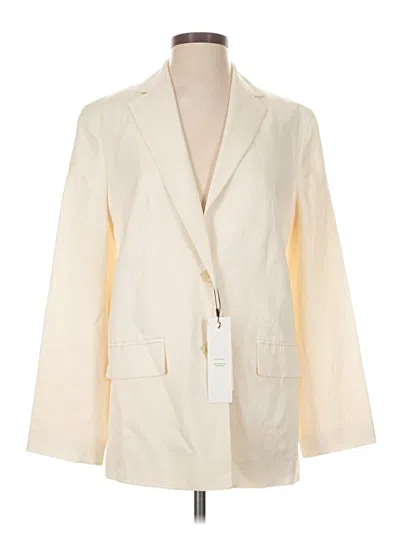 Pre-owned Calvin Klein Blazer Jacket In Ivory