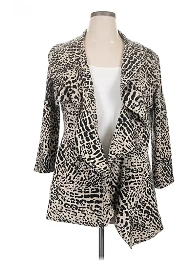 Pre-owned Calvin Klein Blazer Jacket In Ivory