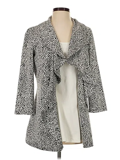 Pre-owned Calvin Klein Blazer Jacket In Ivory