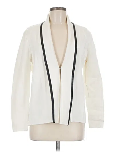 Pre-owned Calvin Klein Blazer Jacket In Ivory