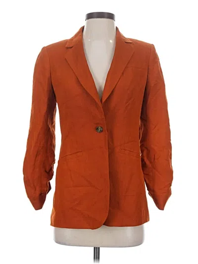 Pre-owned Calvin Klein Blazer Jacket In Orange