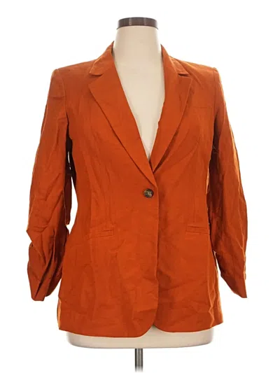 Pre-owned Calvin Klein Blazer Jacket In Orange