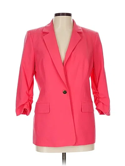 Pre-owned Calvin Klein Blazer Jacket In Pink