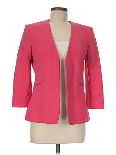 Pre-owned Calvin Klein Blazer Jacket In Pink