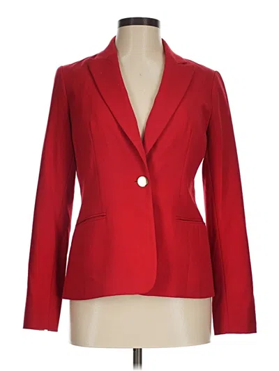 Pre-owned Calvin Klein Blazer Jacket In Red