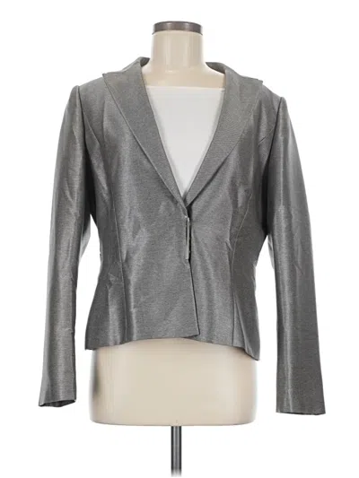 Pre-owned Calvin Klein Blazer Jacket In Silver