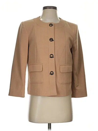 Pre-owned Calvin Klein Blazer Jacket In Tan