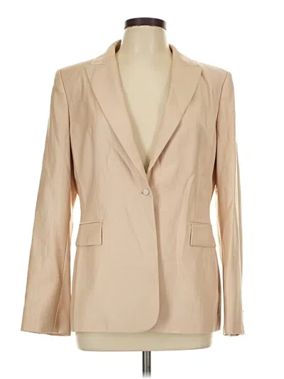 Pre-owned Calvin Klein Blazer Jacket In Tan