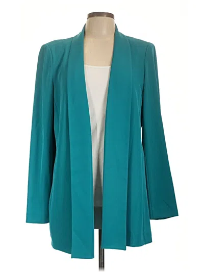 Pre-owned Calvin Klein Blazer Jacket In Teal