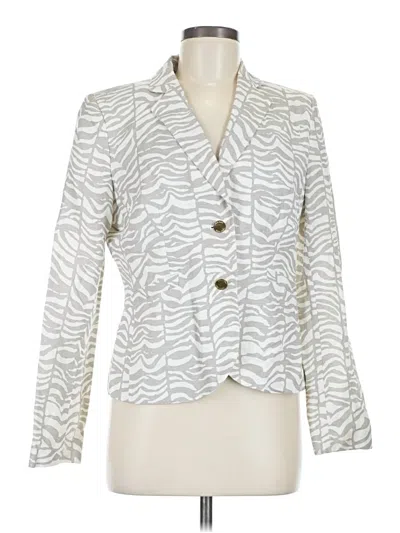 Pre-owned Calvin Klein Blazer Jacket In White