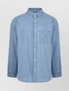 Calvin Klein Button-up Shirt In Blue