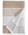 Calvin Klein Blocke Blend Terry Beach Towel Yarn-dye Stripe