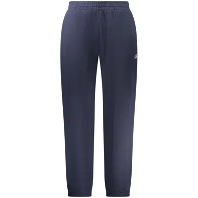 Calvin Klein Blu Cotton Men's Sport Trouser In Blue