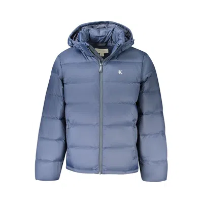 CALVIN KLEIN BLU POLIAMMIDE MEN'S JACKET