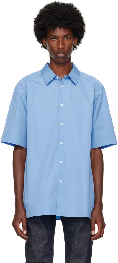 Calvin Klein Blue Classic Shirt In Provence