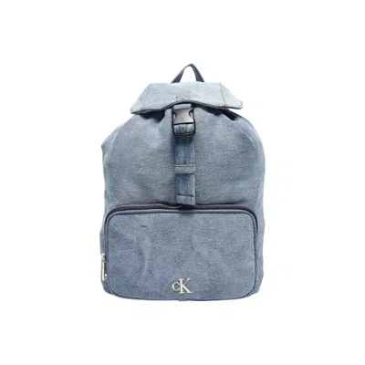 Calvin Klein Blue Cotton Backpack