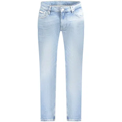 Calvin Klein Blue Cotton Jeans & Men's Pant