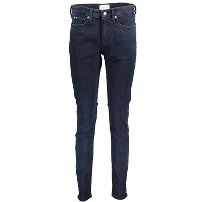 Calvin Klein Cotton Jeans & Women's Pant In Blue