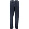 Calvin Klein Blue Cotton Jeans & Pant In Multi
