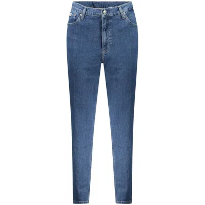 Calvin Klein Blue Cotton Jeans & Pant