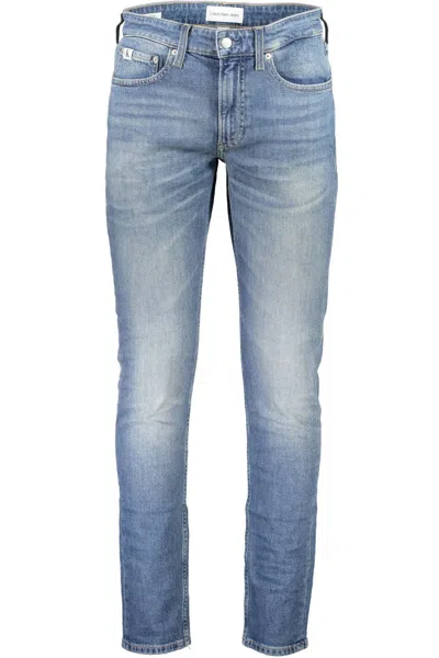 Calvin Klein Blue Cotton Jeans & Pant