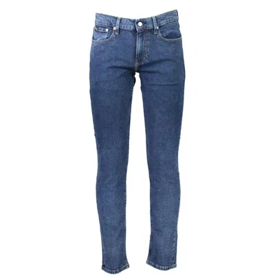 Calvin Klein Cotton Jeans & Men's Pant In Blue