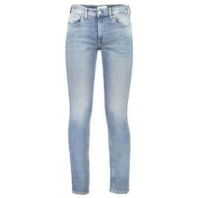 Calvin Klein Cotton Jeans & Men's Pant In Blue