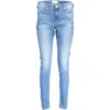 Calvin Klein Blue Cotton Jeans & Women's Pant