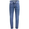 Calvin Klein Blue Cotton Men Jean In Blue