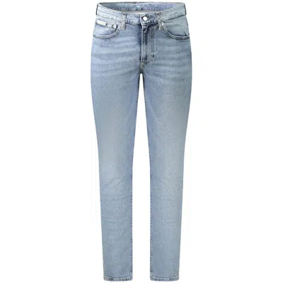 Calvin Klein Blue Cotton Men Men's Jeans