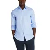 Calvin Klein Light Blue Cotton Shirt In Blue