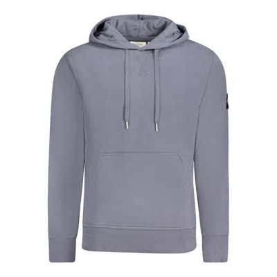 Calvin Klein Blue Cotton Men Sweater In Gray