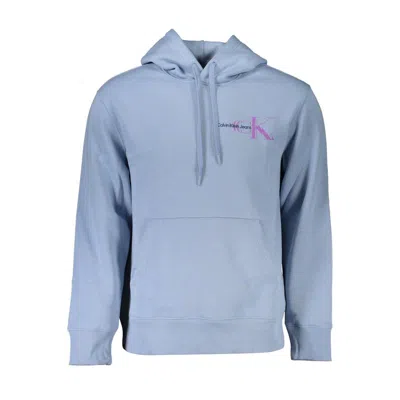 CALVIN KLEIN BLUE COTTON SWEATER