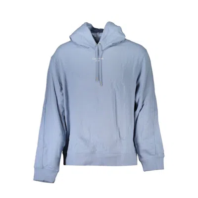 CALVIN KLEIN BLUE COTTON SWEATER