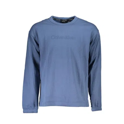 CALVIN KLEIN BLUE COTTON SWEATER