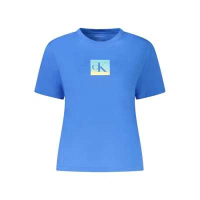 Calvin Klein Blue Cotton Tops & T-shirt