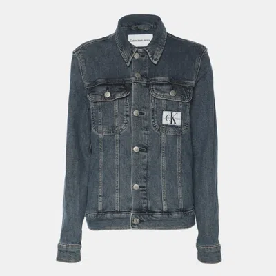 Pre-owned Calvin Klein Blue Denim Jacket M