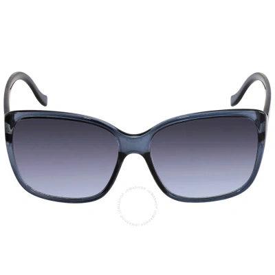 Calvin Klein Blue Gradient Oversized Ladies Sunglasses Ck20518s 410 60