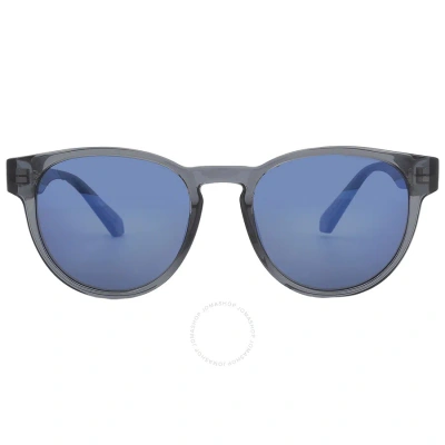 Calvin Klein Blue Phantos Unisex Sunglasses Ckj22609s 050 53 In Blue / Grey