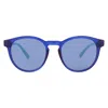 Calvin Klein Blue Phantos Unisex Sunglasses Ckj22643s 400 52 In Blue