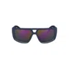 Calvin Klein Blue Plastic Men Sunglass In Multi