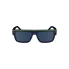 Calvin Klein Blue Plastic Men Sunglasses In Blue