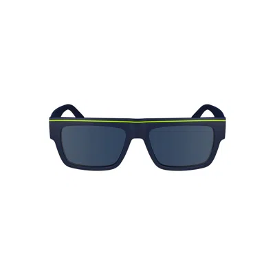 Calvin Klein Blue Plastic Men Sunglasses