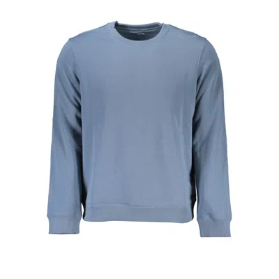 Calvin Klein Men's Long Sleeve Supima Cotton Crewneck Sweater In Blue
