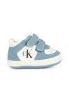 Calvin Klein Blue Sneakers For Baby Boy With Logo In Blue