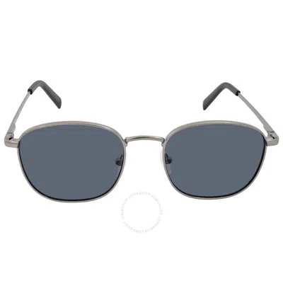 Calvin Klein Blue Square Men's Sunglasses Ck20122s 008 52 In Gray