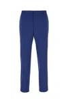 Calvin Klein Trousers In Stretch Wool Blend Fabric In 0g9