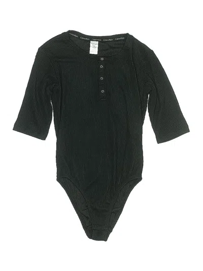 Pre-owned Calvin Klein Bodysuit In Black