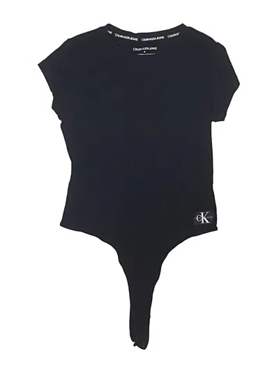 Pre-owned Calvin Klein Bodysuit In Black