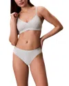 Calvin Klein Bonded Flex Bikini In Green